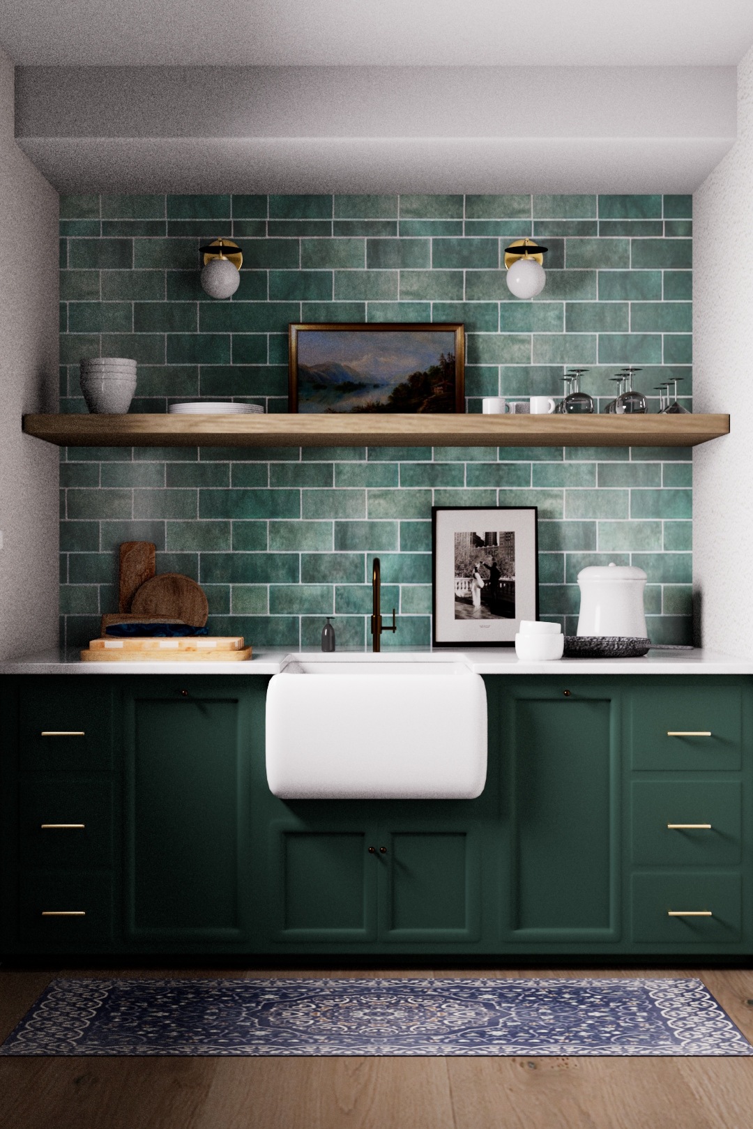 3D animation based on kitchen
