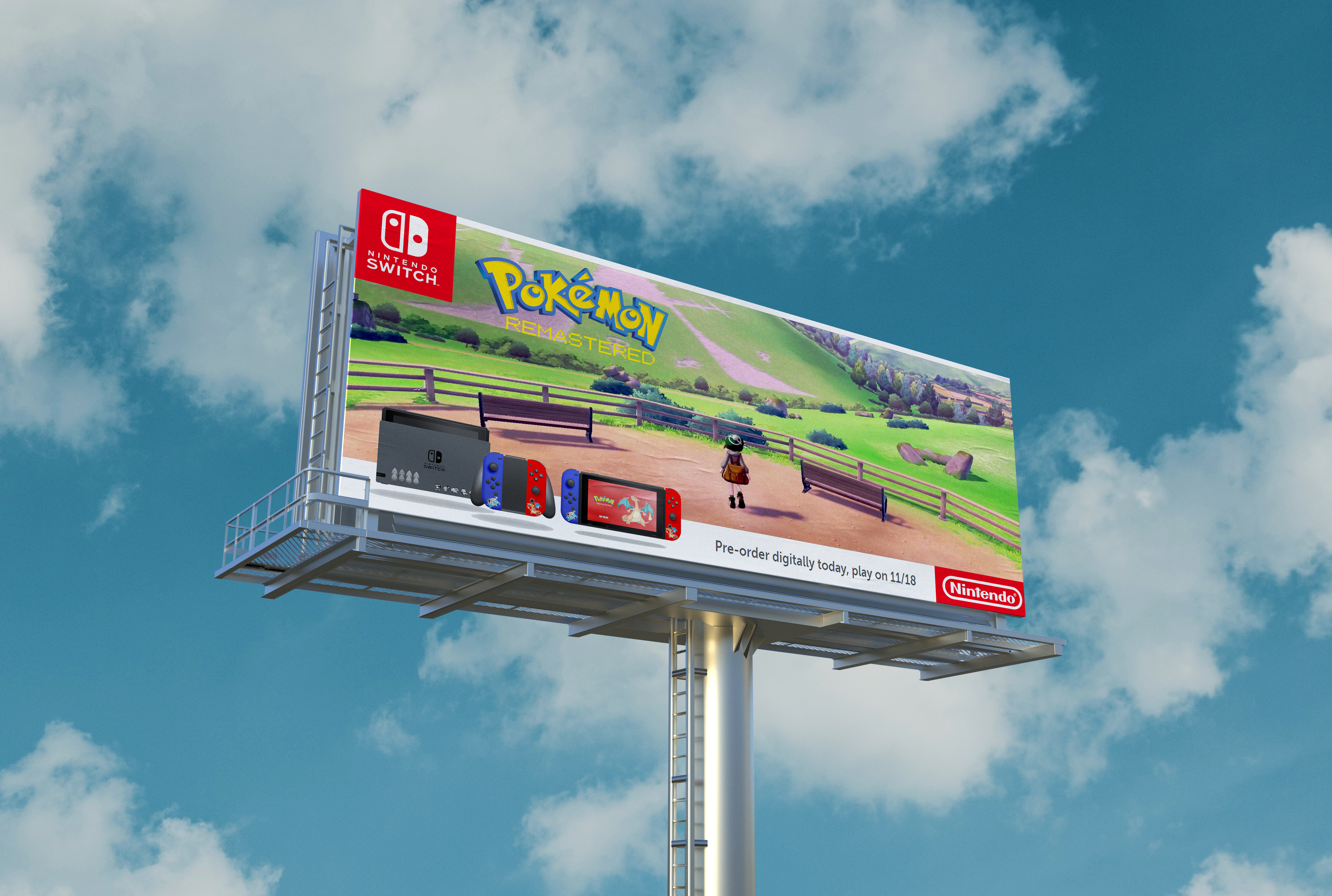 nintendo switch billboard mock-up
